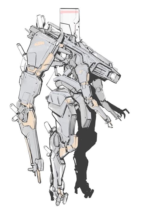 Shinku Kim Robot Concept Art Mech Character Design