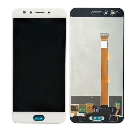 LCD With Touch Screen For Oppo F3 CPH1609 White By Maxbhi