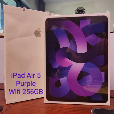 Bnib Ipad Air 5th Gen Wifi 256gb Purple Mobile Phones And Gadgets Tablets Ipad On Carousell