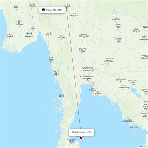 Airlines With Flights From Koh Samui To Chiang Mai USM To CNX