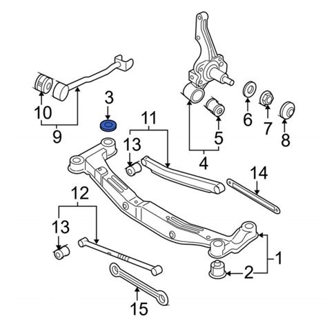 Kia OE 624963B000 Front Lower Suspension Crossmember Stop