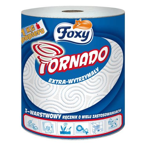 FOXY TORNADO RĘCZNIK PAPIEROWY TRZYWARSTWOWY 1 SZT 13425505285 Allegro pl