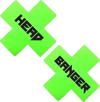 Neva Nude Head Banger Apple Fruitella Neon Green Blacklight X Factor