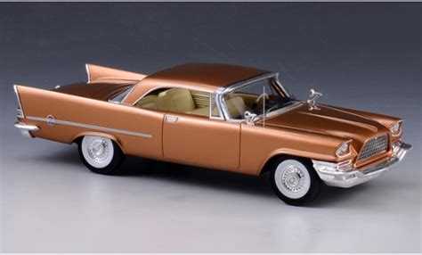 Diecast Model Cars Chrysler 300c 1 43 Glm Hardtop Gold 1957