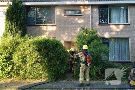 Brandweer Forceert Deur Om Brand Te Blussen Hazelaarstraat Enkhuizen