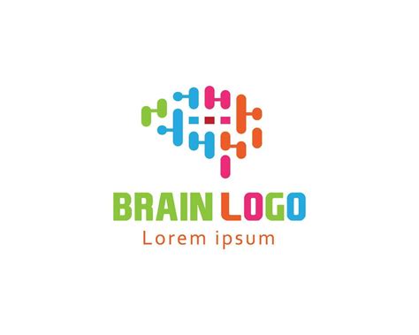 brain logo color brain logo creative brain logo 36029113 Vector Art at ...