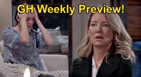 General Hospital Spoilers Week Of January Preview Carly Confesses