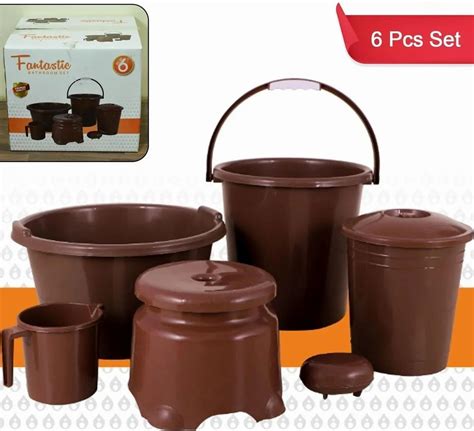 Bathroom Accessories Set 6 Pcs Set 8728 At Rs 425set बाथरूम सेट In Rajkot Id 2853483455073