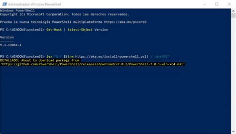 Cómo instalar o actualizar PowerShell a la última versión en Windows