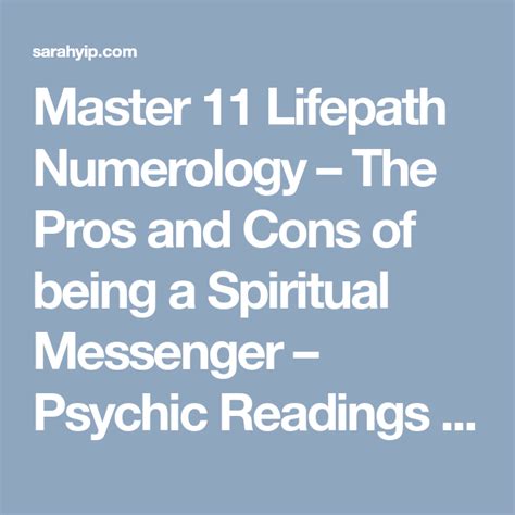 Master 11 Lifepath Numerology The Pros And Cons Of Being A Spiritual