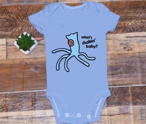 Coraline Squid Onesie Whats Shakin Baby Etsy