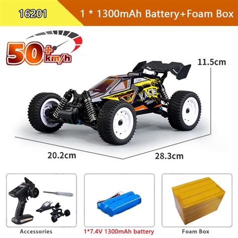 SCY 16102 16103 1 16 50KM H 4WD RC Car With LED Remote Control Cars