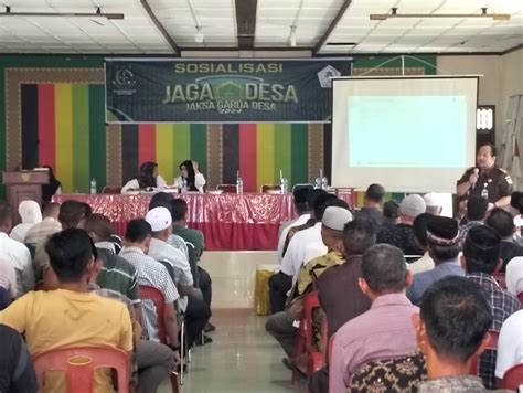 Kejari Aceh Utara Sosialisasikan Program Jaksa Garda Desa Tahun Di