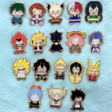 I Got A Bunch Of My Chibi Bnha Designs Turned Into Enamel Pins The