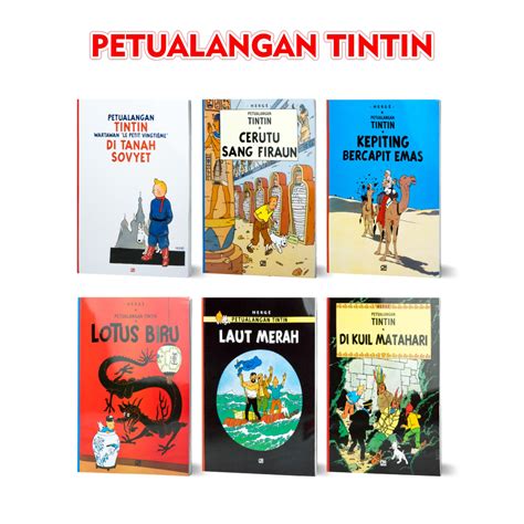 Jual Buku Komik Petualangan Tintin Seri Di Tanah Sovyet Kepiting