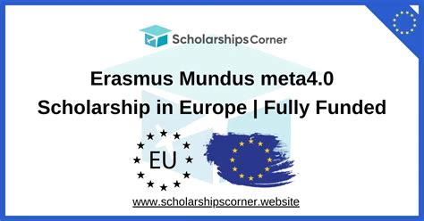 Erasmus Mundus Meta4 0 Scholarship In Europe Fully Funded