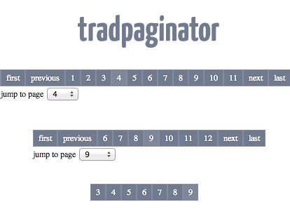 Jquery Pagination Controller Plugin Tradpaginator Free Jquery Plugins