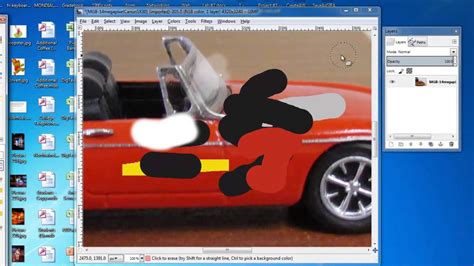 Gimp Eraser Tool Youtube