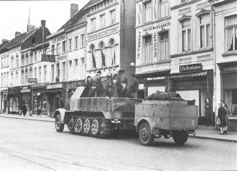 Sd Kfz Flak W Sd Ah Trailer Belgium Postimages