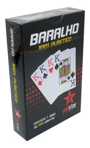 Baralho Pl Stico Cartas Mercadolivre