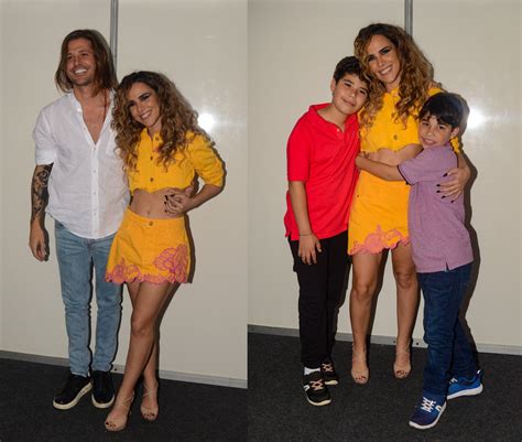 Em Festival Wanessa Camargo Posa Dado Dolabella E Os Filhos