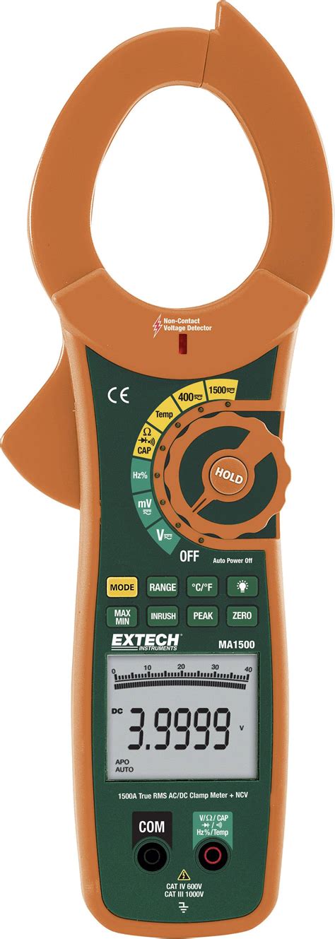 Buy Extech MA1500 Clamp Meter Handheld Multimeter Digital CAT III 1000