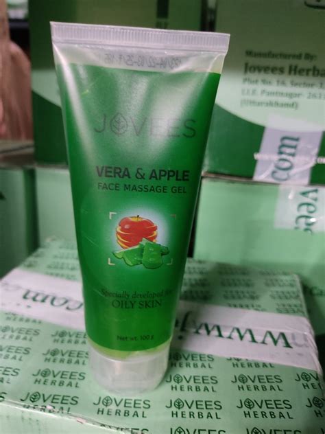 Jovees Vera And Apple Face Massage Gel Packaging Size 100gm Type Of