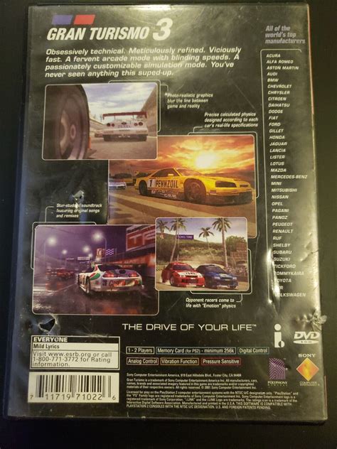 Gran Turismo A Spec Greatest Hits Sony Playstation Untested