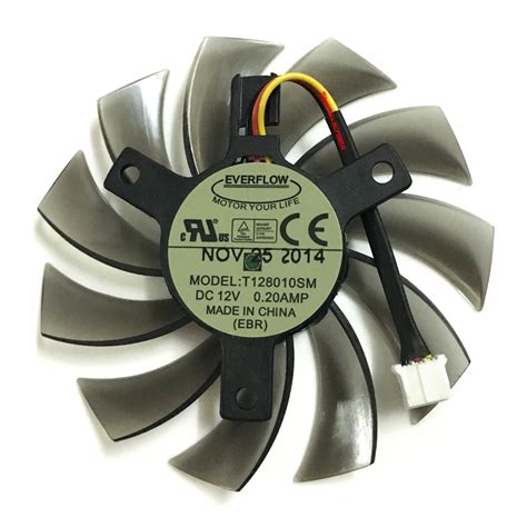 Frete grátis ventilador de placa de vídeo vga t128010sm 75mm para