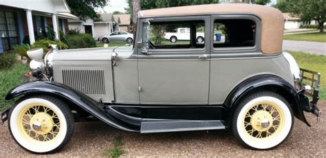 Model A Ford Murray Body Leatherback Victoria Restored