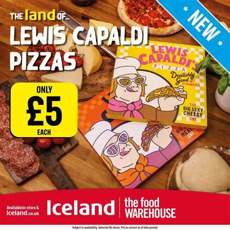 Icelands Lewis Capaldi £5 Big Sexy Pizzas Branded A Complete Joke