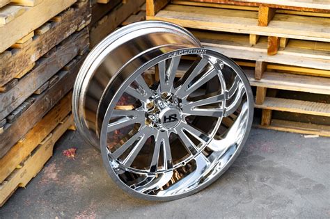 Set Of 4 Off Road 22 Inch Wheels Rims 6x135 44mm Chrome Lifted Ford F150 Ebay