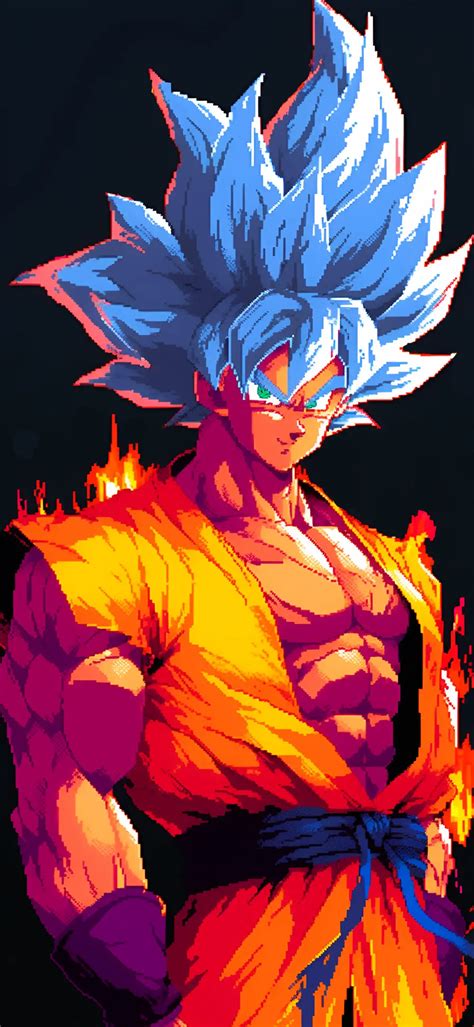 Super Goku Epic Pixel Art Wallpapers Dragon Ball Wallpapers HD