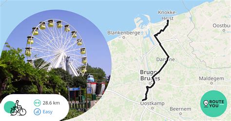 Brugge Knokke 1 Recreatieve Fietsroute RouteYou