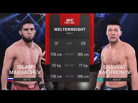 UFC 5 Islam Makhachev Vs Shavkat Rakhmonov Superb UFC Welterweight