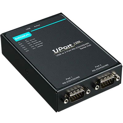 Moxa UPort 1250 USB To Serial Hub 2 Port RS 232 422 485 RS