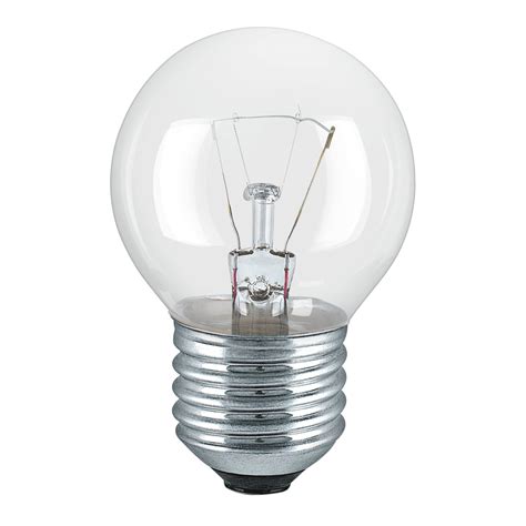 Lampadina Alogena E27 Sferico Trasparente Luce Calda 25W 180LM