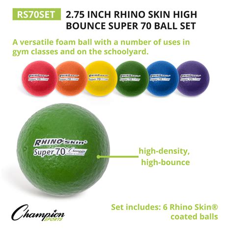 275 Super 70 Foam Ball Set Rhino Skin Sports
