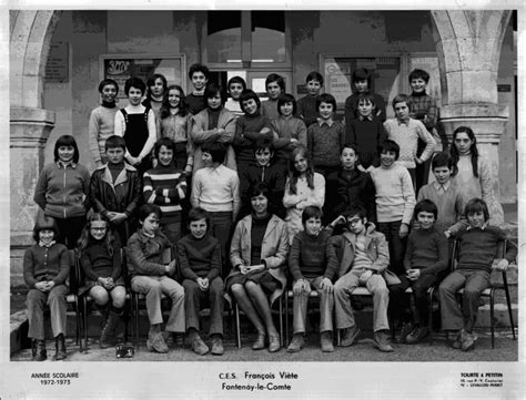 Photo De Classe 5ème 1a 19721973 De 1973 Collège François Viete