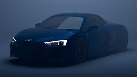 Audi R8 Spyder Car Commercial Practicing Using Maya Software Youtube