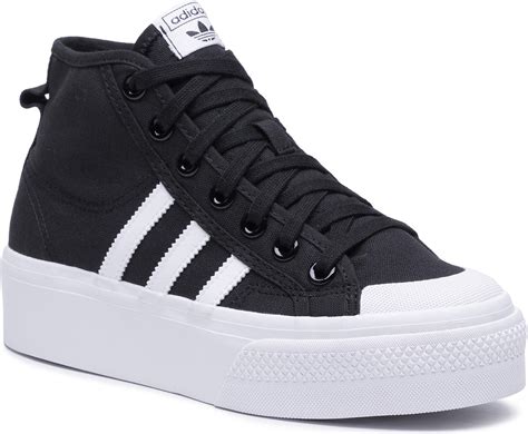 Adidas Buty Nizza Platform Mid W Fy Cblack Ftwwht Ftwwht Ceny I