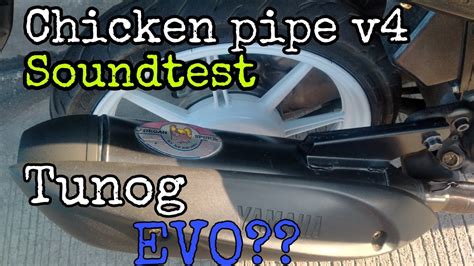 Chicken Pipe V4 Installation Soundtest Mio Sporty YouTube