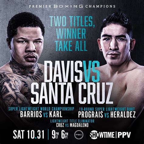 Davis vs. Santa Cruz Poster October 05, 2020 MMA Photo