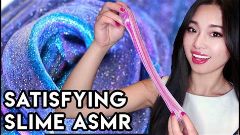 Asmr Super Satisfying Slime Rainbow Unicorn Crunchy Galaxy Youtube