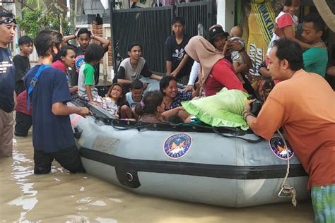 Banjir Di Kabupaten Bekasi Rendam Kecamatan Dan Sebabkan Puluhan