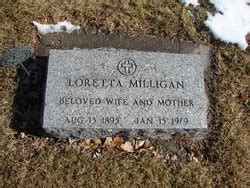 Loretta Mary Milligan 1895 1979 Mémorial Find a Grave