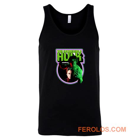 70s Tv Classic The Incredible Hulk Poster Art Tank Top Men Women