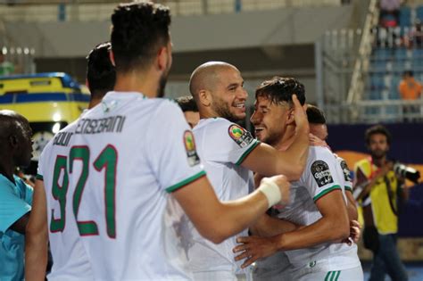 Equipe Dalgérie Can 2019 8ème De Finale Victoire Facile De L