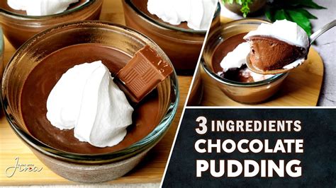 Chocolate Pudding 3 Ingredients Chocolate Pudding 10 Minutes