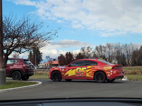 Spotted Lightning Mcqueen Dodge Charger In Eastern Wa Thus Weekend